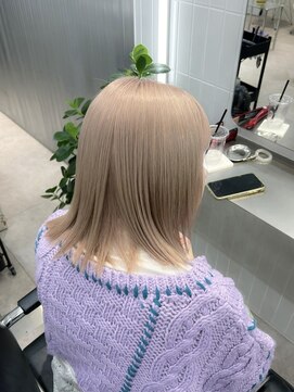 オニキス(ONYX) ブリーチカラー×ブロンドベージュ【aya指名】