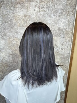 イエローコーン 金沢文庫店(YELLOW CORN) ハイライト×ラベンダーカラー