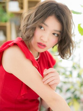 カバーヘア ブリス 大宮西口(COVER HAIR bliss) 外国人風大人ハイライトくせ毛風ウルフボブc5大宮20代30代40代