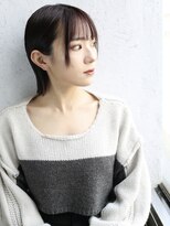 バース(BIRTH)&nbsp;天神【BIRTH】似合わせカットミニボブレッドブラウン艶髪