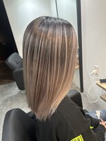 ラフ 難波店(LAFF) #黒髪#ボブルフ#ネビージュ#小顔#ワンレン