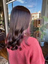 ディスコヘアー ベッロ(DISCO HAIR bello)&nbsp;ピンク系イヤリングカラー