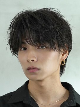 フィフスパーク(fifth PARK) 渋谷緩めシャドウパーマスパイラルパーマセンターパートウルフ