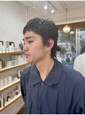 ピンパーマ×メンズショート