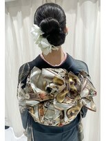 ルミュドゥプレシャス(LEMIEUX de precious) シニヨン×振袖ヘア