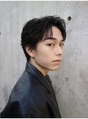 30代ビジネスセンターパートフェザーパーマニュアンスパーマ