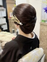 和髪シニヨン