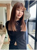 【farfara】ロングレイヤー/ストレート(問屋町テラス)大島結衣