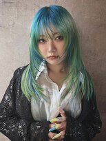 イル(iLe.)&nbsp;レイヤーカット/ウルフカット/ホワイトブロンド/外ハネボブ/美髪