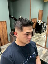 スタンドバーバー 柏(STAND BARBER)&nbsp;スペインカール/スパイキーショート/ブルーブラック/柏