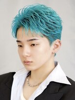 オーシャントーキョー 渋谷(OCEAN TOKYO) シアンカラーフェザーショート