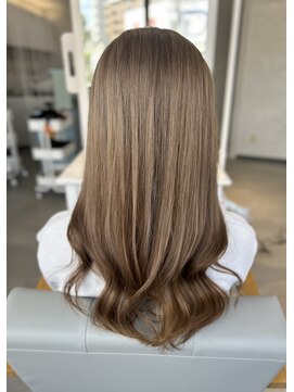 アイディアー スタジオコウベ(i-Dear studio Kobe) ワンブリーチ×ベージュカラー