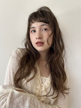 クーナバイトマト 横浜(Cuna by TOMTO) 【KANO】ブリーチなしカラー  透明感カラー  レイヤースタイル