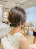 ショートボブ　ショートヘア　くびれショート