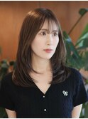 髪質改善カラー×顔まわりレイヤー【中嶋翔也】