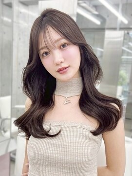 フォンズ(FONS) ショコラグレージュ グレージュ シースルー前髪