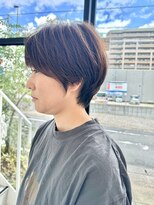 ジュベ 別府店(juve.) 別府ショートボブ顔まわりレイヤーカット髪質改善カラー