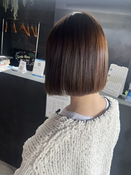 【札幌円山】酸性ストレート/ミニボブ/縮毛矯正