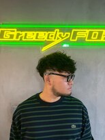 グリーディーフォックス 代々木(Greedy FOX)&nbsp;波巻き/ハイライト/マッシュパーマ/ウルフ[シェービング]