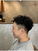【メンズパーマ】メンズショート×ソフトツイスト