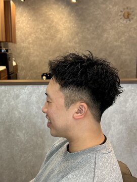 ザ クラン バイ ヘッドライト 仙台長町店(THE CLAN by HEADLIGHT) 【メンズパーマ】メンズショート×ソフトツイスト