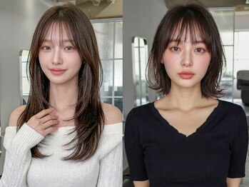 フレイムスヒュー 高崎店(FRAMES HUE)の写真/印象を左右する顔周りの似合わせカットで“なりたい”を叶えます♪髪の動きにこだわり小顔見せ効果も[高崎]