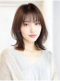 20代/30代/40代韓国レイヤーナチュラルパーマボブ2