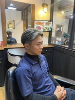 ザ カットクラブ エース(THE CUT CLUB ACE)&nbsp;センターパート×メッシュカラー