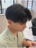 センターパート/ニュアンスパーマ/フェザーパーマ/men's