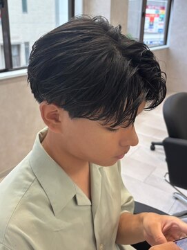 エルマーク 松山(L-MARK) センターパート/ニュアンスパーマ/フェザーパーマ/men's