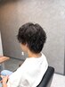 《朝のセットを楽に◎》カット＋各種パーマ￥10000 【駅南/メンズパーマ】