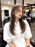 【再来人気No.2】似合わせカット+透明感カラー+クイックトリートメント