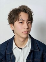 ルースト 南堀江店(ROOST) MEN’S/リバースセンターパート/ニュアンスパーマ/南堀江