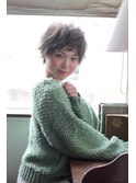 ☆air-OSAKA☆山内 理☆丸顔の方必見ナチュカジュショート☆