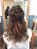 ロカット サロン(Roquat Salon)&nbsp;編み込みハーフアップアレンジ【ヘアセット/立川/立川南/袴】
