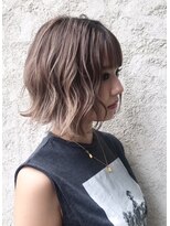 ヘア イズム 表参道(HAIR ISM) ヌーディーベージュショートボブ