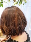 前下がりボブ(スタイリスト西田)