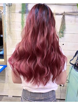 トーク 伊丹本店(TAL'KE) TAL'KE/バレイヤージュ×コーラルピンク_527