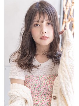 メーヴェ(Mowen) mowen 南堀江×韓国風ロング×艶カラー×透け感×ウェットヘアー