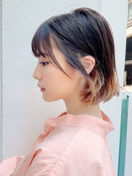 レトン 銀座(leton) Aラインボブ/マロンベージュ/ニュアンスマッシュ[東銀座/銀座]