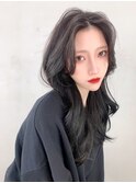 ワンホンヘア_アースカラーくびれヘアツートンカラー_29064
