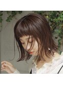 切りっぱなしボブ