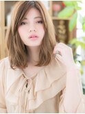 外国人風小顔バレイヤージュ流れるレイヤーa志木20代30代40代