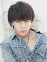 アルファ 新宿(alpha)&nbsp;サーフカール/ 刈り上げセンターパート/ブルーブラック[新宿駅]