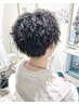 メンズ　ツイストパーマ+カット