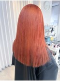 オレンジカラー≪ハイトーンのブリーチカラー≫