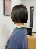 ぱつっと切りっぱなしボブ☆顎大人可愛いラインボブ