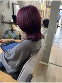 ワインレッド　ミディアムスタイル
