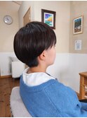 ツーブロックマッシュショート