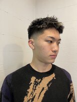 ビーバイエイトジェンツ(Bee by EIGHT GENTS)&nbsp;カルマパーマ/ベリーショート/ダークアッシュ/ニュアンスパーマ